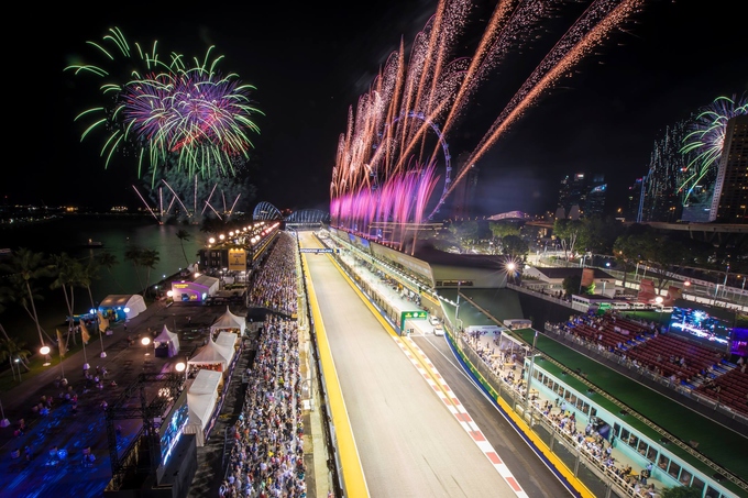 đua f1 singapore 2017